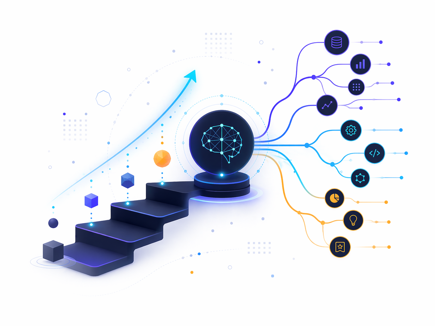 Training and upskilling illustration